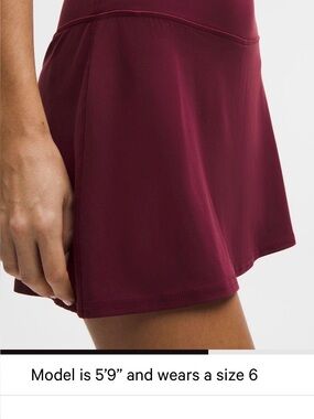 lululemon athletica High-Rise Skirt in Deep Wine